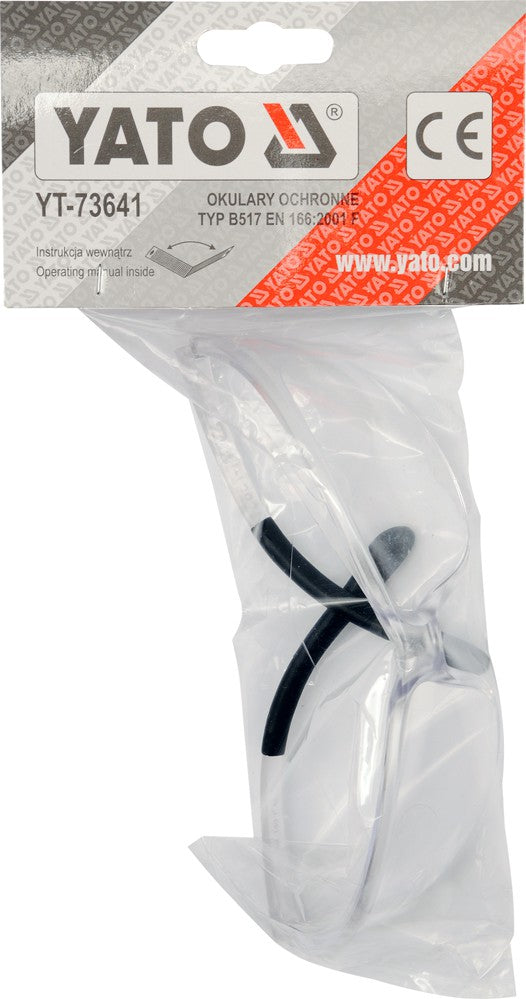 SAFETY GLASSES CLEAR (YT-73631)
