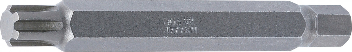 BIT | LENGTH 100 MM | 10 MM (3/8") DRIVE | SPLINE (FOR RIBE) M11 (4777)