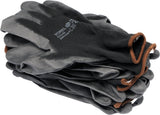 WORKING GLOVES, BLACK 10" (12 PAIRS) (74078)