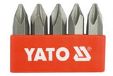 SCREWDRIVER BIT PH2 5/16" 5PCS (YT-2810)