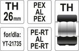 SPARE DIES FOR YT-21735 TYPE TH 26MM (YT-21746)