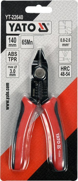 SMALL WIRE CUTTER & STRIPPER 140MM (YT-22640)