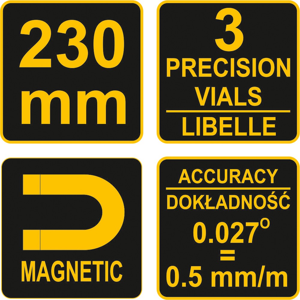 TORPEDO LEVEL 230 MM (16301)