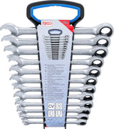 OPEN END RATCHET AND RATCHET RING WRENCH SET | 8 - 19 MM | 12 PCS. (6545)