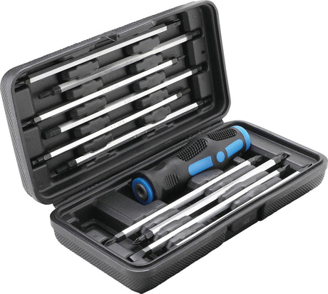 SCREWDRIVER SET WITH INTERCHANGEABLE BLADES | 11 PCS. (7988)