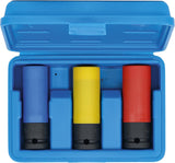 PROTECTIVE IMPACT SOCKET SET | ULTRA SLIM | 12.5 MM (1/2") DRIVE | 17 / 19 / 21 MM | 3 PCS. (7500)