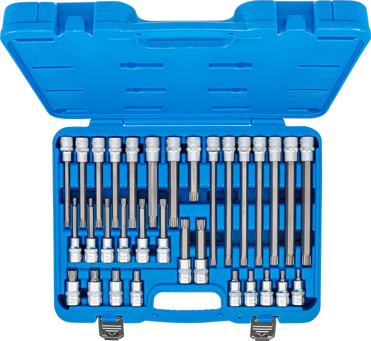 BIT SOCKET SET | 12.5 MM (1/2") DRIVE | SPLINE (FOR RIBE) | 32 PCS. (5183)