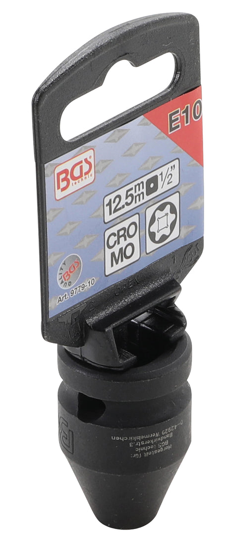 IMPACT SOCKET E-STAR | 12.5 MM (1/2") DRIVE | E10 (9779-10)