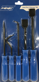 SCRAPER, HOOK AND AWL SET | 5 PCS. (PC5T)