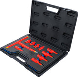 VDE BIT SOCKET SET | 10 MM (3/8") / 12.5 MM (1/2") DRIVE |INTERNAL HEXAGON 4 - 10 MM | 10 PCS. (7132)