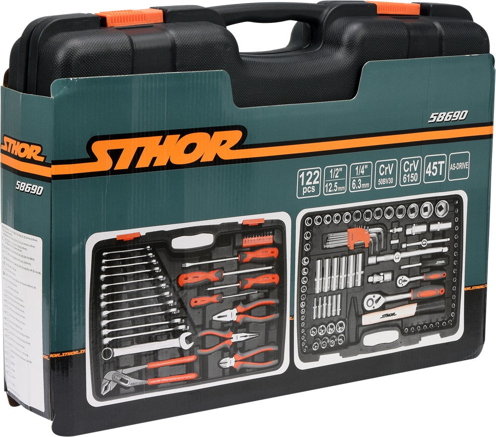 TOOL SET 1/2" 122PCS (58690)