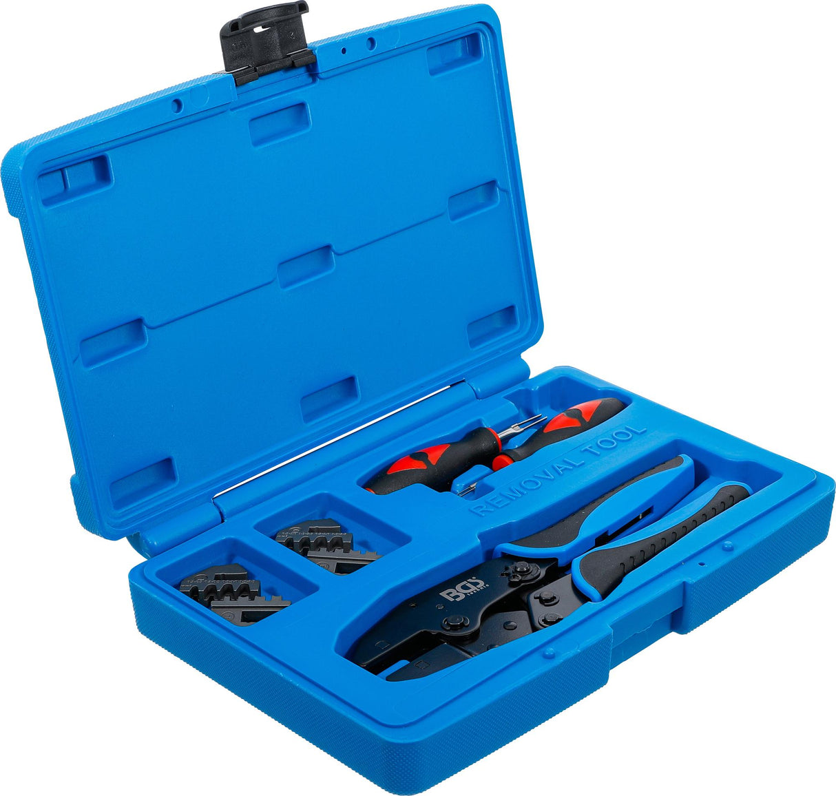 CRIMPING PLIERS AND TERMINAL TOOL KIT | WITH 2 PAIRS OF JAWS (70929)