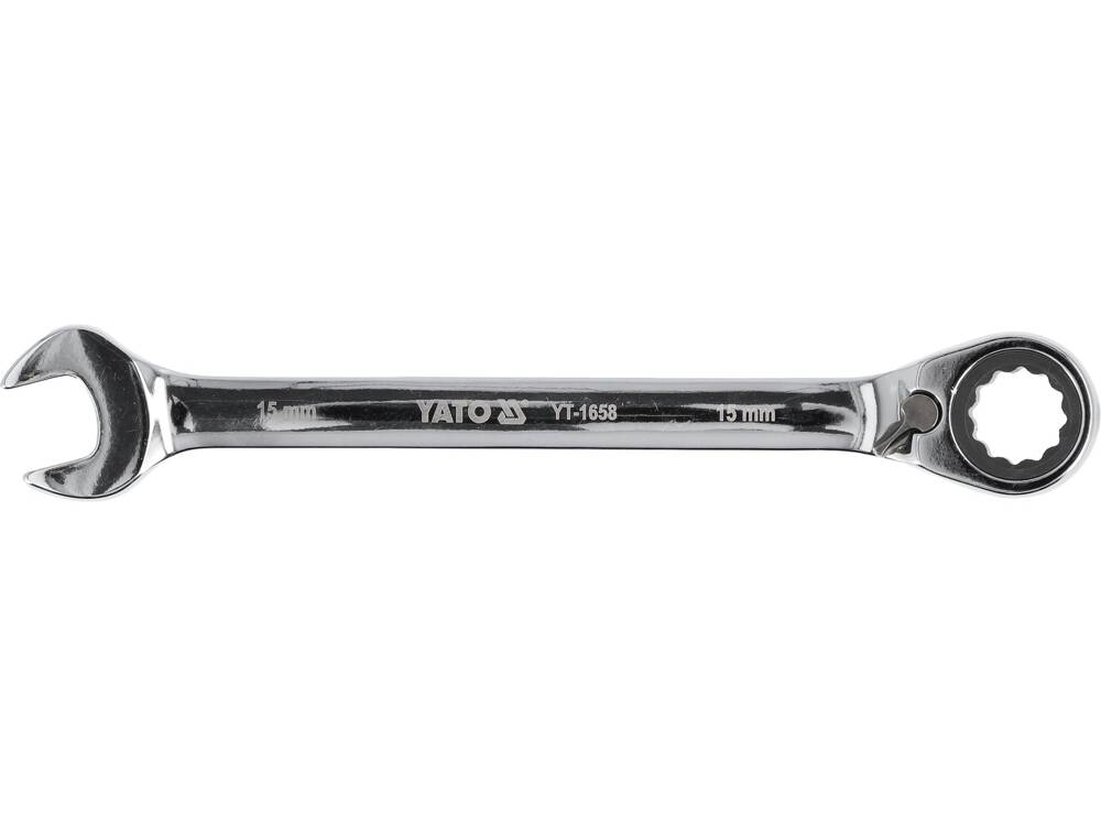 RATCHET COMBINATION WRENCH 15MM (YT-1658)