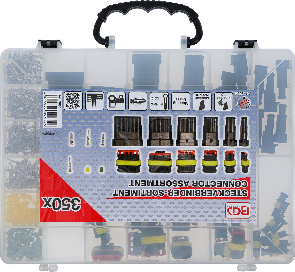 CONNECTOR ASSORTMENT | 350 PCS. (9634)