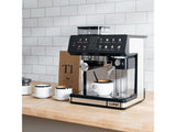PRESSURE COFFEE MAKER WITH MILK FROTHER AND GRINDER 1350W (68501)