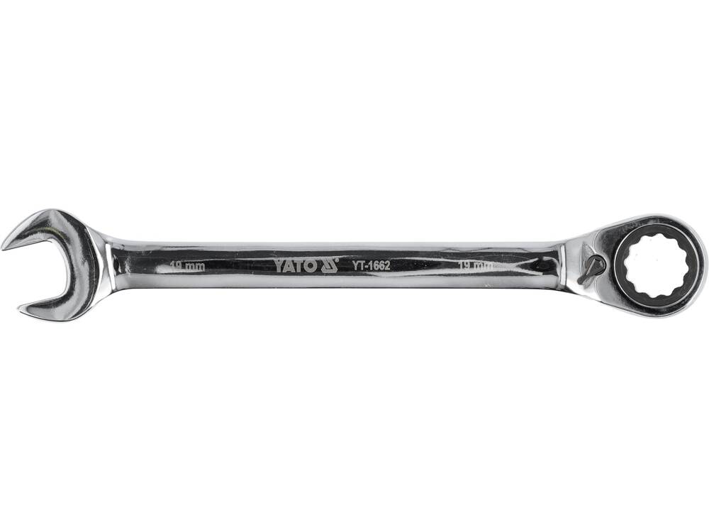 RATCHET COMBINATION WRENCH 19MM (YT-1662)
