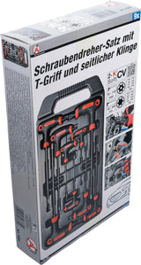 T-HANDLE L-TYPE WRENCH SET | T-STAR TAMPERPROOF (FOR TORX) | T10 - T50 | 9 PCS. (7880)