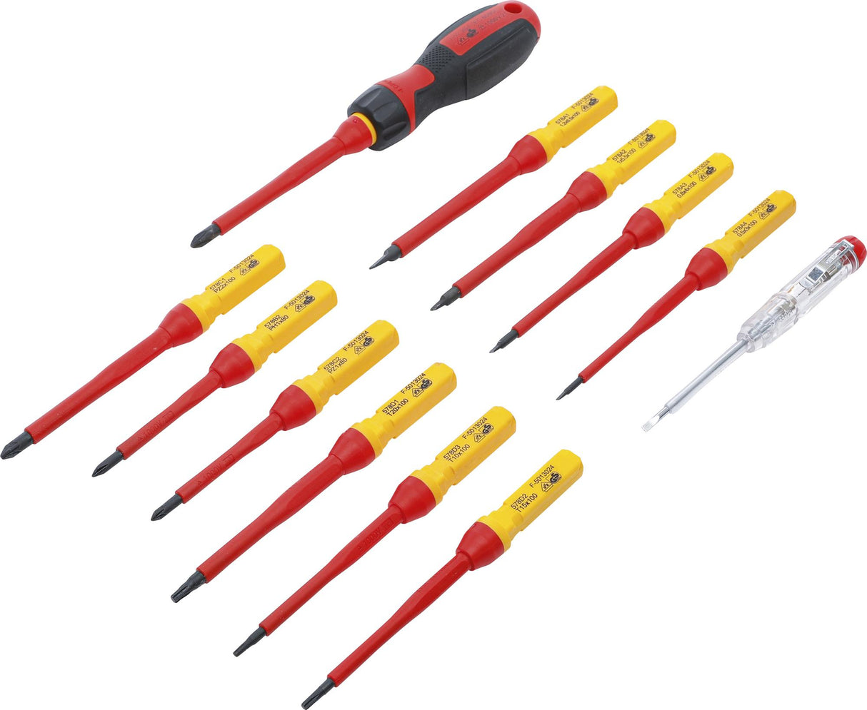 VDE SCREWDRIVER SET | WITH INTERCHANGEABLE BLADES | 13 PCS. (35814)