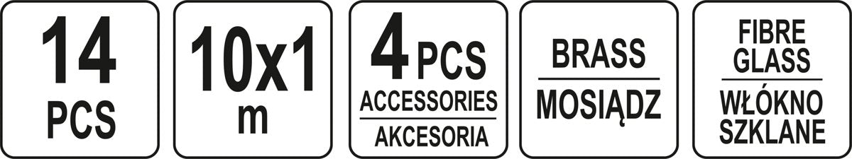 CABLE ACCESS SET 10X1M (YT-23200)