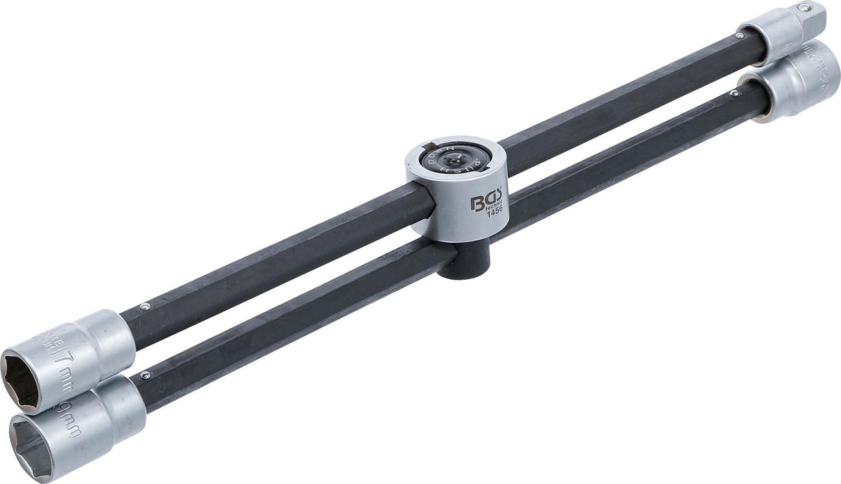 WHEEL WRENCH, FOLDABLE | FOR CARS | SQUARE | 17 X 19 X 21 X 12.5 MM (1/2") (1456)