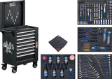 WORKSHOP TROLLEY | 8 DRAWERS | WITH 263 TOOLS (4106)