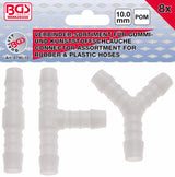 HOSE CONNECTOR ASSORTMENT | FUEL RESISTANT | 10 MM | 8 PCS. (8790-10)