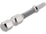 SCREWDRIVER BITS 1/4 50MM T15 2 PCS NI (YT-78032)