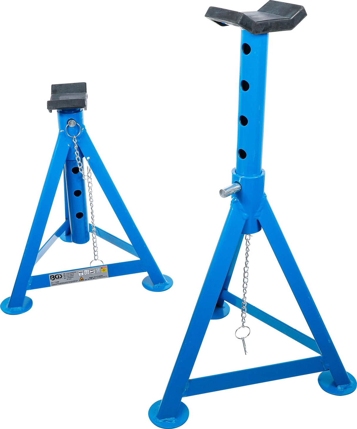AXLE STANDS | LOAD CAPACITY 3000 KG / PAIR | STROKE 335 - 500 MM | 1 PAIR (71030)