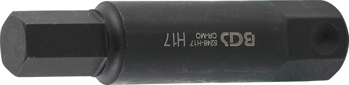BIT | LENGTH 100 MM | 22 MM DRIVE | INTERNAL HEXAGON 17 MM (5246-H17)