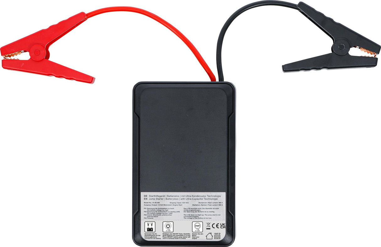 JUMP STARTER | BATTERYLESS | WITH ULTRA-CAPACITOR TECHNOLOGIE | 12 V / 300 A / 600 A (74240)