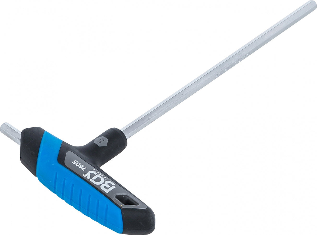 SCREWDRIVER WITH T-HANDLE | INTERNAL HEXAGON | 5 MM (7605)