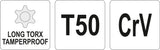 TORX SECURITY KEY LONG T50 (YT-05522)