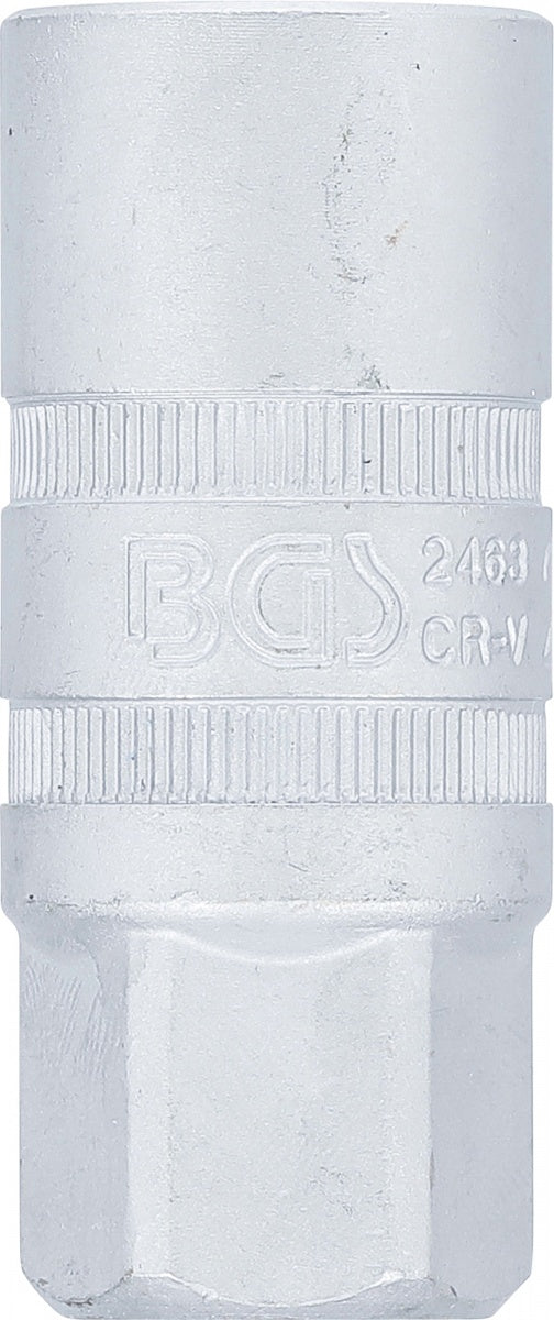 SPARK PLUG SOCKET WITH MAGNET, HEXAGON | 12.5 MM (1/2") DRIVE | 21 MM (2463)