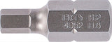 BIT | LENGTH 30 MM | 10 MM (3/8") DRIVE | INTERNAL HEXAGON 6 MM (4952)