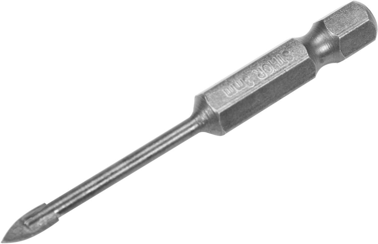 GLASS AND TILE DRILL WITH HEX SHANK 3MM (21700)