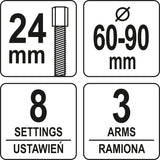 UNIVERSAL PULLEY PULLER (YT-06340)