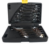 RATCHET WRENCH SET WITH SWIVEL HEAD 8-19 MM 12 PCS. "STAHLBERG" (3102401N-12PC)