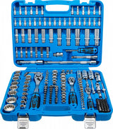 SOCKET SET GEAR LOCK | 6.3 MM (1/4") DRIVE / 10 MM (3/8") / 12.5 MM (1/2") | 192 PCS. (2247)