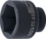 IMPACT SOCKET, HEXAGON | 20 MM (3/4") DRIVE | 46 MM (5646)