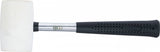 RUBBER HAMMER | METAL HANDLE | WHITE HEAD | Ø 48 MM | 250 G (70139)