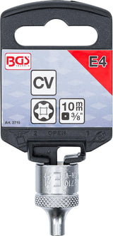 SOCKET, E-TYPE | 10 MM (3/8") DRIVE | E4 (2710)