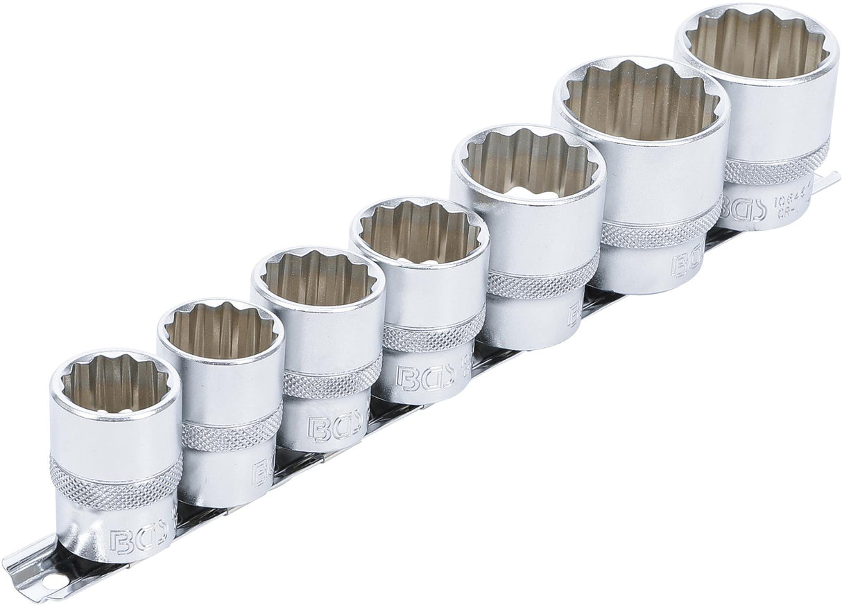 SOCKET SET, 12-POINT | 12.5 MM (1/2") DRIVE | 20 - 32 MM | 7 PCS. (9109)