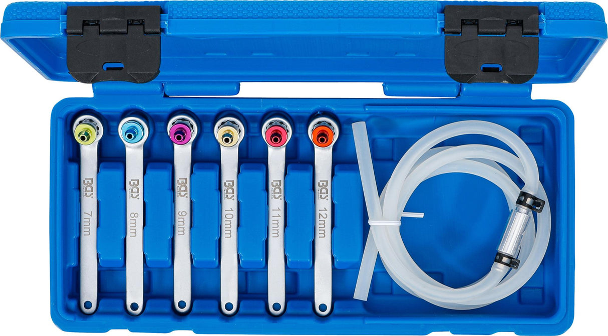 BRAKE BLEEDER WRENCH SET | 7 - 8 - 9 - 10 - 11 - 12 MM | 7 PCS. (66516)