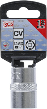 SOCKET, HEXAGON | 12.5 MM (1/2") DRIVE | 18 MM (2918)
