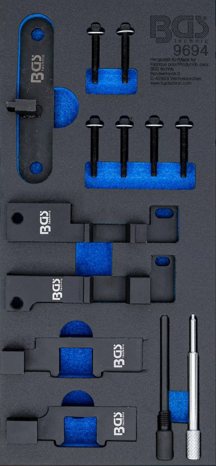 TOOL TRAY 1/3: ENGINE TIMING TOOL SET | FOR LAND ROVER 3.6 TD V8 (9694)