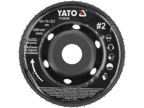 MILLING RASP WHEEL FOR ANGLE GRINDERS (YT-59185)