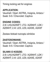 ENGINE TIMING TOOL SET OPEL (YT-06027)