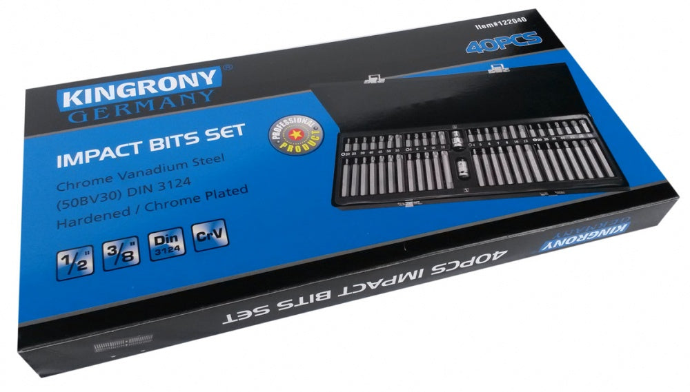 BIT SET CR-V, 40 PCS. (KR122040)
