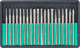 DIAMOND-COATED GRINDING AND MILLING DRILL BIT SET | 20 PCS. (1607)