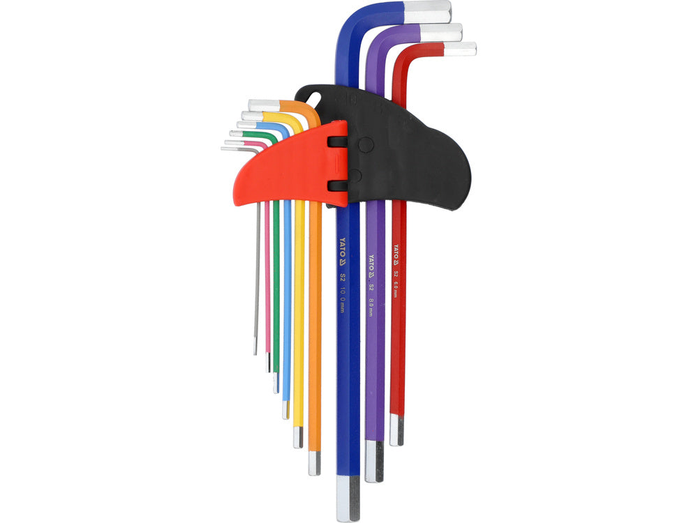 9PCS EXTRA LONG HEX KEY SET 1.5-10MM (YT-05634)